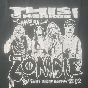 Rob Zombie 2012 tour tee